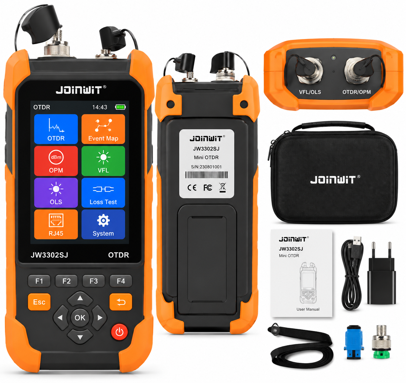 JW3302SJ Fiber OTDR Tester